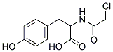 CHLOROACETYL-DL-TYROSINE Struktur