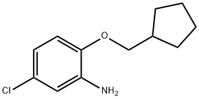 5-CHLORO-2-(CYCLOPENTYLMETHOXY)ANILINE Struktur