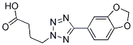 4-[5-(1,3-BENZODIOXOL-5-YL)-2H-TETRAZOL-2-YL]BUTANOIC ACID Struktur