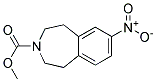 7-NITRO-1,2,4,5-TETRAHYDRO-BENZO[D]AZEPINE-3-CARBOXYLIC ACID METHYL ESTER Struktur