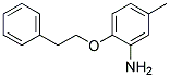 5-METHYL-2-(PHENETHYLOXY)ANILINE Struktur