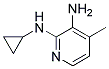 N2-CYCLOPROPYL-4-METHYL-PYRIDINE-2,3-DIAMINE Struktur