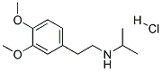 N-(3,4-DIMETHOXYPHENETHYL)-N-ISOPROPYLAMINE HYDROCHLORIDE Struktur