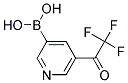 [5-(TRIFLUOROACETYL)PYRIDIN-3-YL]BORONIC ACID Struktur