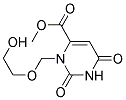 3-(2-HYDROXY-ETHOXYMETHYL)-2,6-DIOXO-1,2,3,6-TETRAHYDRO-PYRIMIDINE-4-CARBOXYLIC ACID METHYL ESTER Struktur