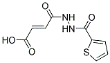 4-OXO-4-[N'-(THIOPHENE-2-CARBONYL)-HYDRAZINO]-BUT-2-ENOIC ACID Struktur