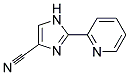 2-PYRIDIN-2-YL-1H-IMIDAZOLE-4-CARBONITRILE Struktur