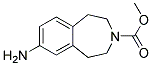 7-AMINO-1,2,4,5-TETRAHYDRO-BENZO[D]AZEPINE-3-CARBOXYLIC ACID METHYL ESTER Struktur