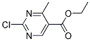 ETHYL-2-CHLORO-4-METHYL-5-PYRIMIDINECARBOXYLATE Struktur