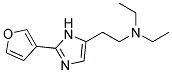 DIETHYL-[2-(2-FURAN-3-YLIMIDAZOL-4-YL)ETHYL]AMINE Struktur