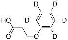 3-PHENOXY-D5-PROPIONIC ACID Struktur