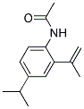 N-(2-ISOPROPENYL-4-ISOPROPYL-PHENYL)-ACETAMIDE Struktur