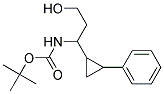 [3-HYDROXY-1-(2-PHENYL-CYCLOPROPYL)-PROPYL]-CARBAMIC ACID TERT-BUTYL ESTER Struktur