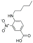 3-NITRO-4-PENTYLAMINO-BENZOIC ACID Struktur