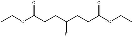 4-FLUOROHEPTANEDIOIC ACID DIETHYL ESTER Struktur