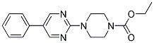 ETHYL 4-(5-PHENYLPYRIMIDIN-2-YL)PIPERAZINE-1-CARBOXYLATE Struktur