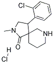 4-(2-CHLOROPHENYL)-2-METHYL-2,7-DIAZASPIRO[4.5]DECAN-1-ONE HYDROCHLORIDE Struktur