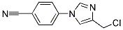 4-(4-CHLOROMETHYL-IMIDAZOL-1-YL)-BENZONITRILE Struktur