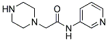 2-PIPERAZIN-1-YL-N-PYRIDIN-3-YL-ACETAMIDE Struktur