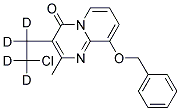 3-(2-CHLOROETHYL-D4)-2-METHYL-9-(PHENYLMETHOXY)-4H-PYRIDO[1,2-A]PYRIMIDIN-4-ONE Struktur