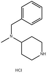 BENZYL-METHYL-PIPERIDIN-4-YL-AMINE DIHYDROCHLORIDE Struktur