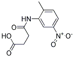 N-(2-METHYL-5-NITRO-PHENYL)-SUCCINAMIC ACID Struktur