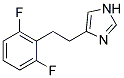 4-[2-(2,6-DIFLUORO-PHENYL)-ETHYL]-1H-IMIDAZOLE Struktur