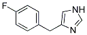 4-(4-FLUORO-BENZYL)-1H-IMIDAZOLE Struktur