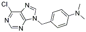 [4-(6-CHLORO-PURIN-9-YLMETHYL)-PHENYL]-DIMETHYL-AMINE Struktur