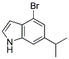 4-BROMO-6-ISOPROPYLINDOLE Struktur