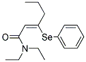 (Z)-3-PHENYLSELENYL-HEX-2-ENOIC ACID DIETHYLAMIDE Struktur