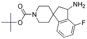 TERT-BUTYL 3-AMINO-4-FLUORO-2,3-DIHYDROSPIRO[INDENE-1,4'-PIPERIDINE]-1'-CARBOXYLATE Struktur