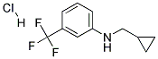 CYCLOPROPYLMETHYL-(3-TRIFLUOROMETHYL-PHENYL)-AMINE HYDROCHLORIDE Struktur