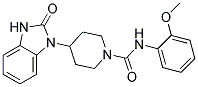 N-(2-METHOXYPHENYL)-4-(2-OXO-2,3-DIHYDRO-1H-BENZIMIDAZOL-1-YL)PIPERIDINE-1-CARBOXAMIDE Struktur