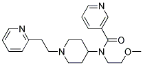 N-(2-METHOXYETHYL)-N-[1-(2-PYRIDIN-2-YLETHYL)PIPERIDIN-4-YL]NICOTINAMIDE Struktur