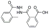 2-[N'-(2-METHYL-BENZOYL)-HYDRAZINOCARBONYL]-BENZOIC ACID Struktur