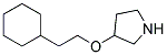 3-(2-CYCLOHEXYLETHOXY)PYRROLIDINE Struktur