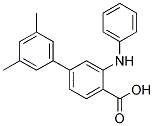 3',5'-DIMETHYL-3-PHENYLAMINO-BIPHENYL-4-CARBOXYLIC ACID Struktur