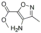 METHYL 4-AMINO-3-METHYLISOXAZOLE-5-CARBOXYLATE Struktur