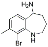 9-BROMO-8-METHYL-2,3,4,5-TETRAHYDRO-1H-BENZO[B]AZEPIN-5-YLAMINE Struktur