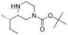 (S)-3-((S)-SEC-BUTYL)-PIPERAZINE-1-CARBOXYLIC ACID TERT-BUTYL ESTER Struktur