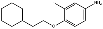 4-(2-CYCLOHEXYLETHOXY)-3-FLUOROANILINE Struktur