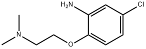 N-[2-(2-AMINO-4-CHLOROPHENOXY)ETHYL]-N,N-DIMETHYLAMINE Struktur