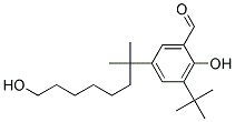 3-TERT-BUTYL-2-HYDROXY-5-(7-HYDROXY-1,1-DIMETHYL-HEPTYL)-BENZALDEHYDE Struktur