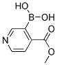 4-METHOXYCARBONYLPYRIDINE-3-BORONIC ACID Struktur