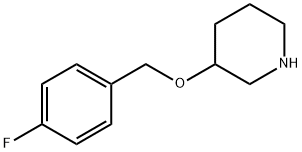 3-[(4-FLUOROBENZYL)OXY]PIPERIDINE Struktur