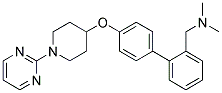 N,N-DIMETHYL-1-(4'-[(1-PYRIMIDIN-2-YLPIPERIDIN-4-YL)OXY]BIPHENYL-2-YL)METHANAMINE Struktur