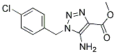 METHYL 5-AMINO-1-(4-CHLOROBENZYL)-1H-1,2,3-TRIAZOLE-4-CARBOXYLATE Struktur