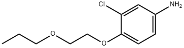 3-CHLORO-4-(2-PROPOXYETHOXY)ANILINE Struktur