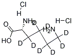 D-LYSINE-3,3,4,4,5,5,6,6-D8 2HCL Struktur